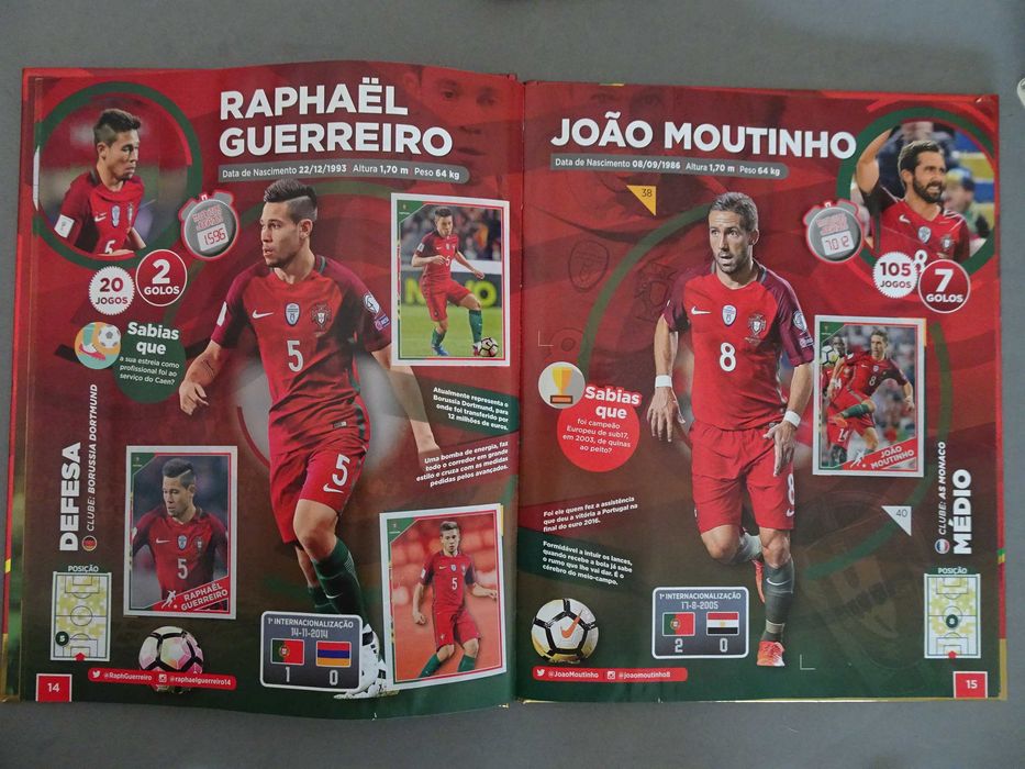 Caderneta de cromos Fome de Vencer (faltam 5 cromos)