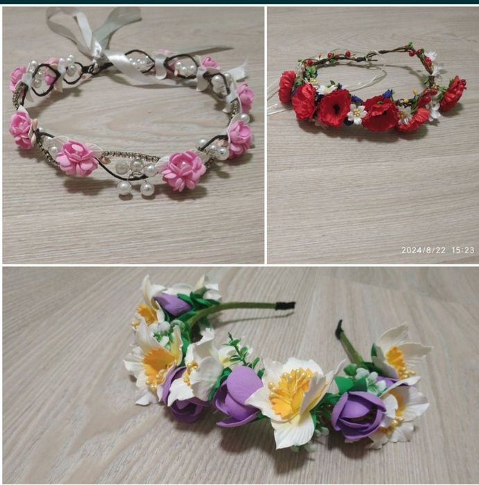 Обруч .Віночок.Прикраси