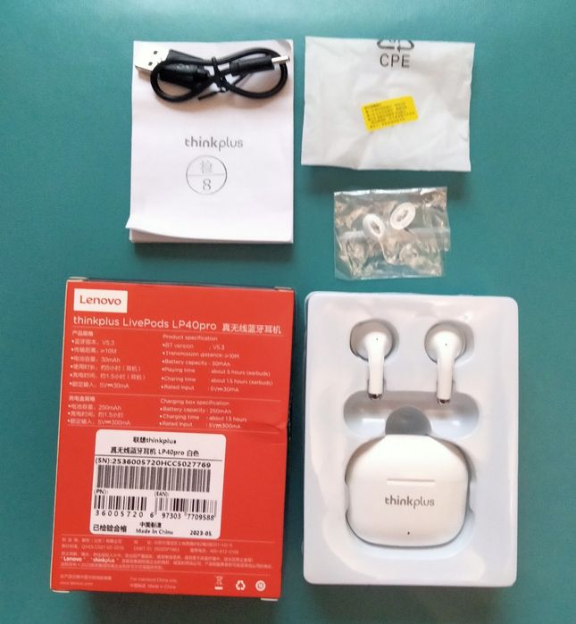 Навушники lenovo lp40 pro