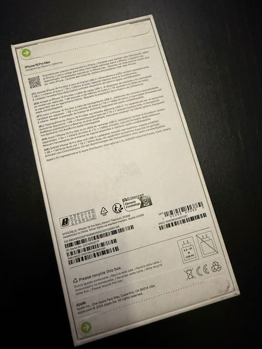 iPhone 16 pro max 512gb