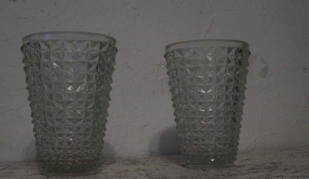 Wazon loft grube szkło