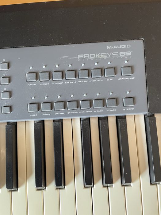 Klawisze pianino cyfrowe M Audio studyjne
