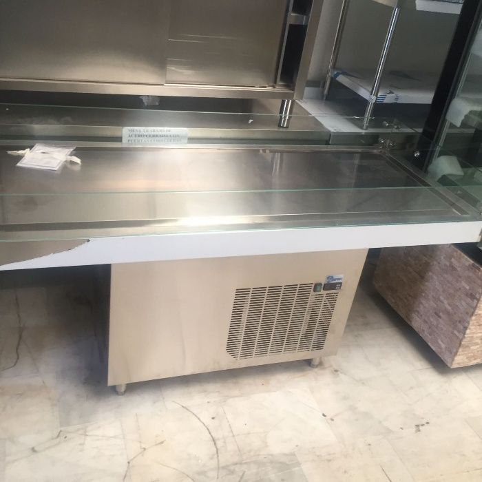 Mesa Peixaria Refrigerada 1,5M NOVA
