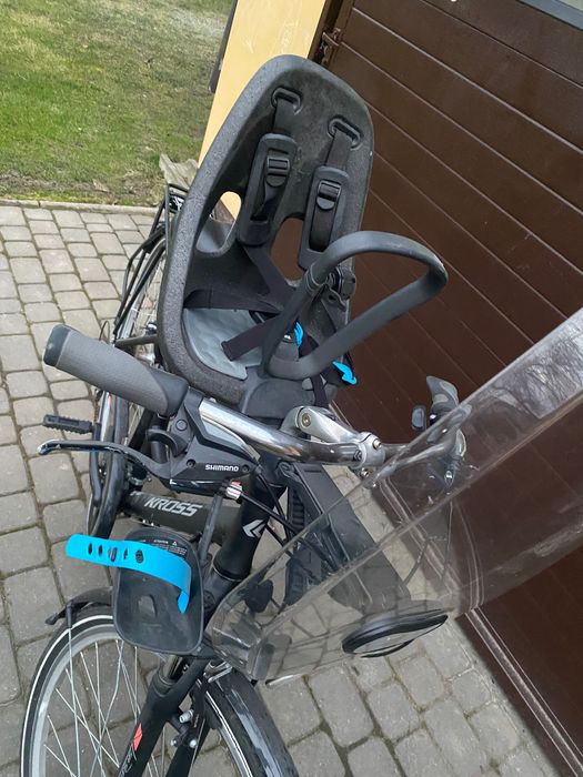 Fotelik rowerowy Thule yeep + szyba