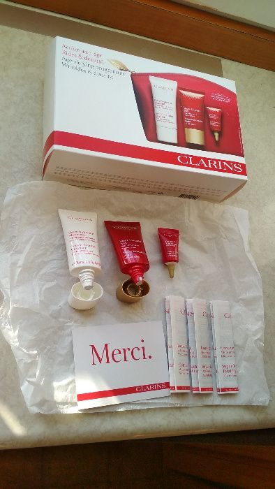 Clarins pianka emulsja bawełny regenerujący Krem na Noc koncentat oczu