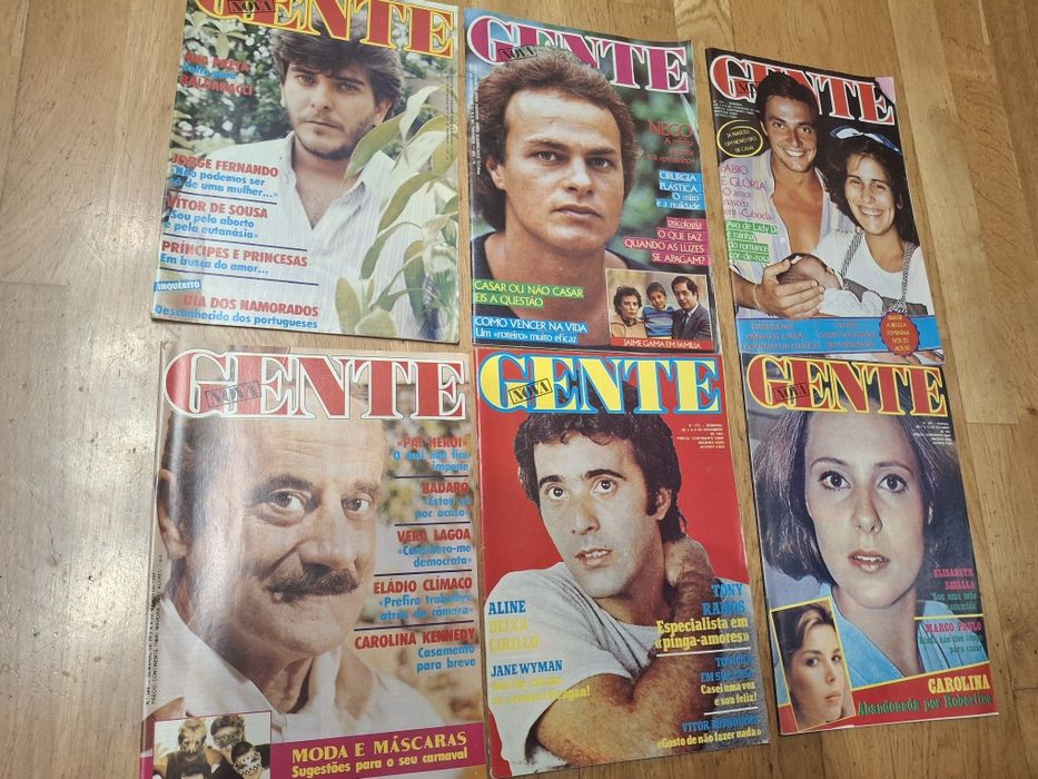 Revistas vintage gente e nova gente