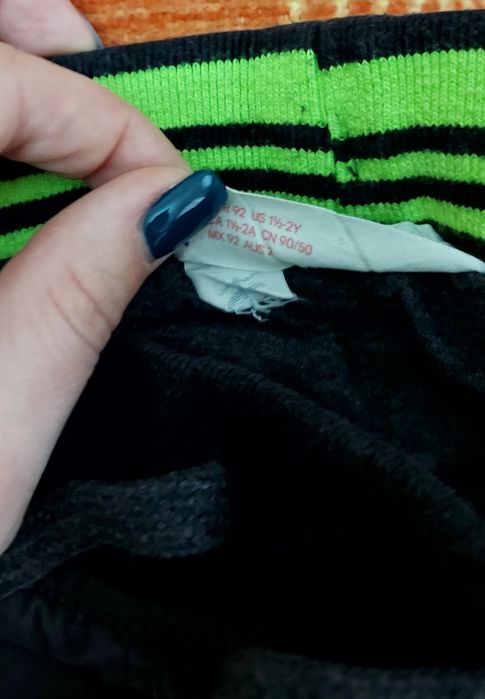 Теплі дитячі штани з підкладкою H&M 92см