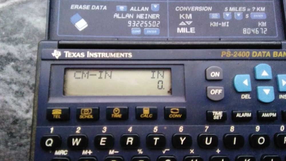 Texas Instruments – PS-2400 DATA BANK64750558175746123