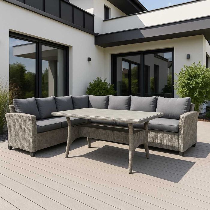 Zestaw Mebli Ogrodowych Wypoczynek Ogrodowy Tarasowy Technorattanowy