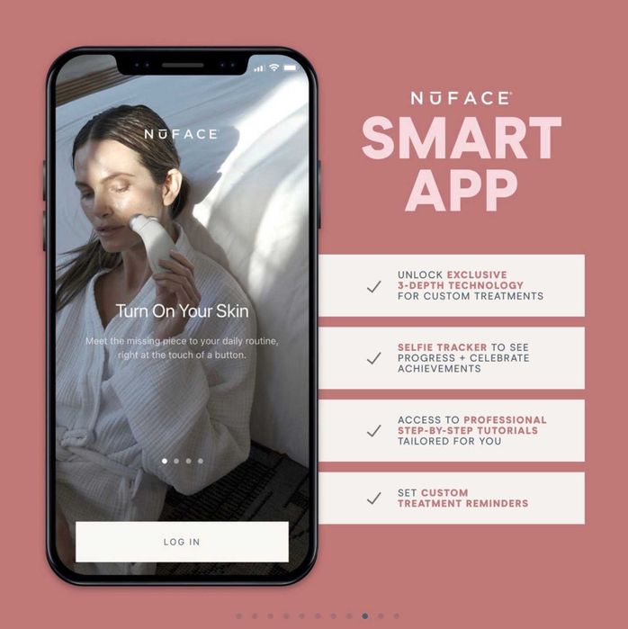 NUFACE Mini+ Оригинал Petite Facial Toning Device Микротоки лица