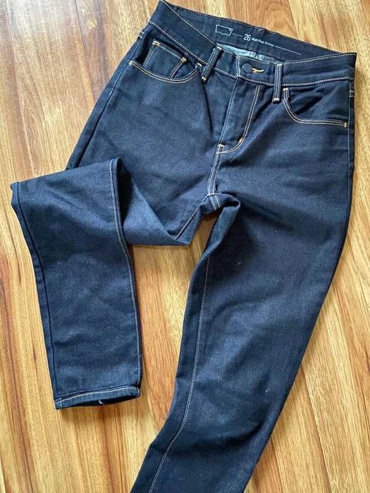 Xs s levis spodnie jeans dzins skinny modelujące dopasowane basic