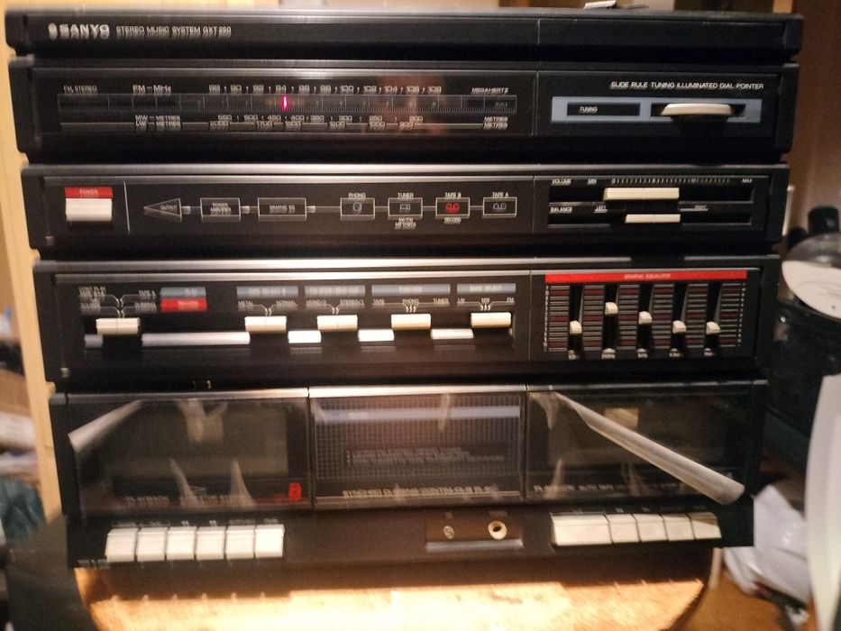 Aparelhagem sanyo GTX 250 não sai som