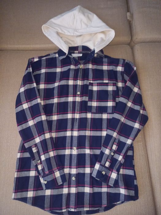 Фирменная тёплая байковая рубашка Zara. р.158- 164  Поль