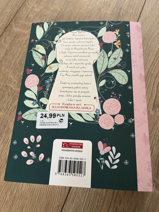 Tajemniczy ogrod ksiazka stan idealny