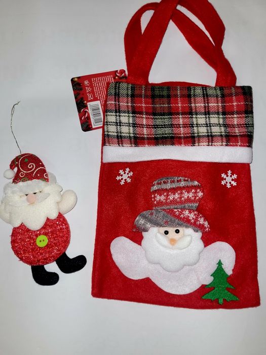 Новорічні прикраси. Декор. Мішечок для подарунків.