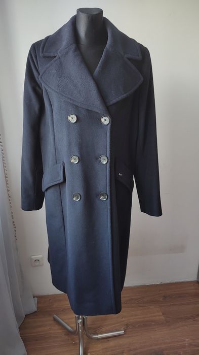 Klasyczny płaszcz Michael Kors L zimowy ocieplany