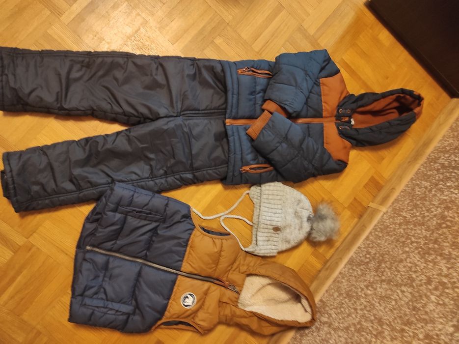 Куртка George, жилетка H&М, зимовий набір для хлопчика