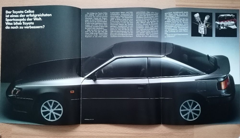 Prospekt TOYOTA Celica IV-gen. 1.6 GT 2.0 GT