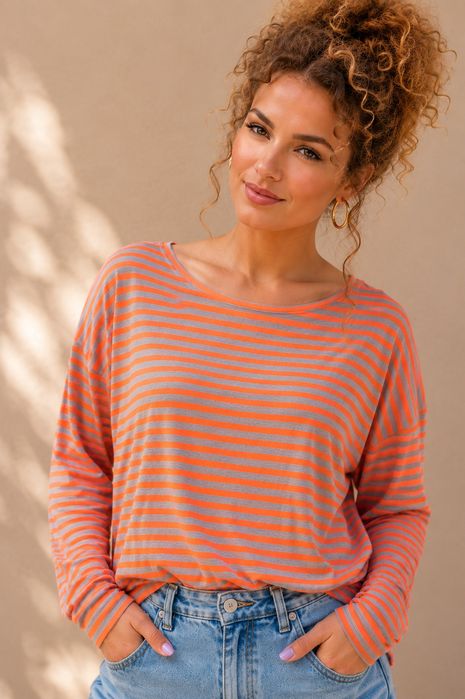 Bluzka neonowa oversize limonka