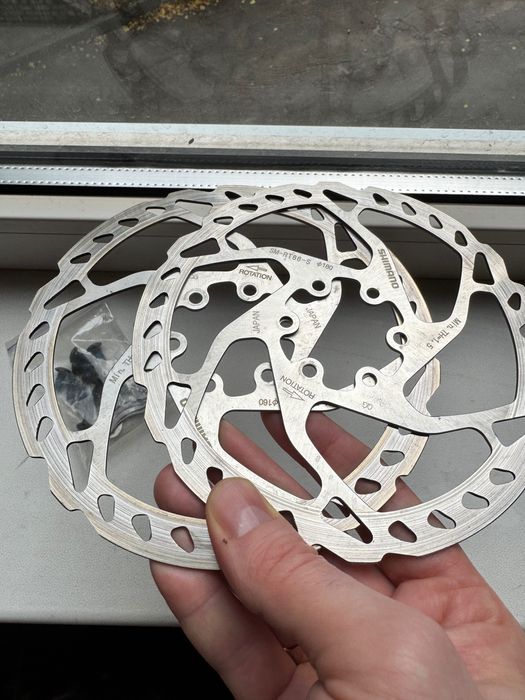 Гальмівні диски велосипедні Shimano SM-RT66-S 160mm 2шт.