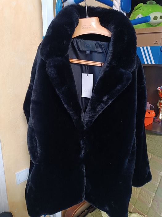 Шуба Zara M 38 L 40 штучне хутро під норку