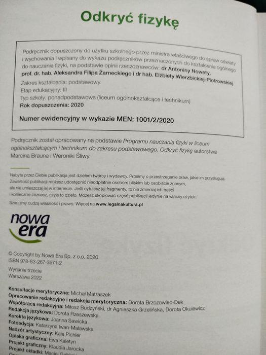 Odkryć fizykę 2 , zakres podstawowy