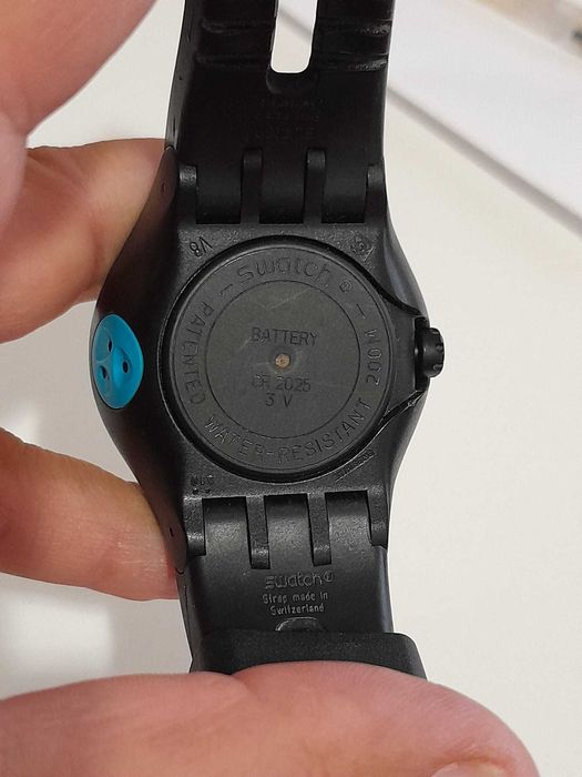 Relógio Swatch Scuba Black Anguilla (praticamente novo)