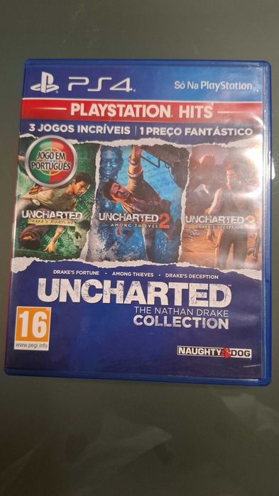 Playstation 4 slim + 1 comando + 4 jogos