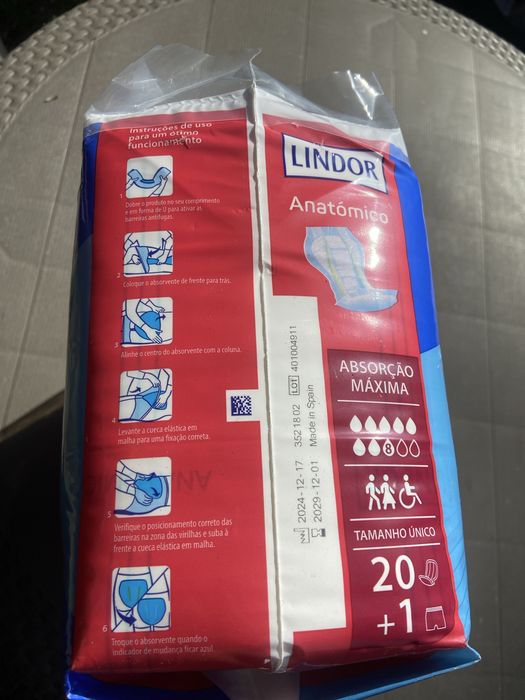 Pensos de incontinencia Lindor