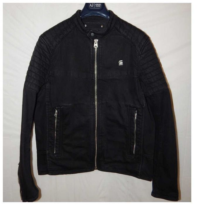 Джинсовая куртка в стиле MotoJkt Attacc GP Denim Jkt G STAR RAW