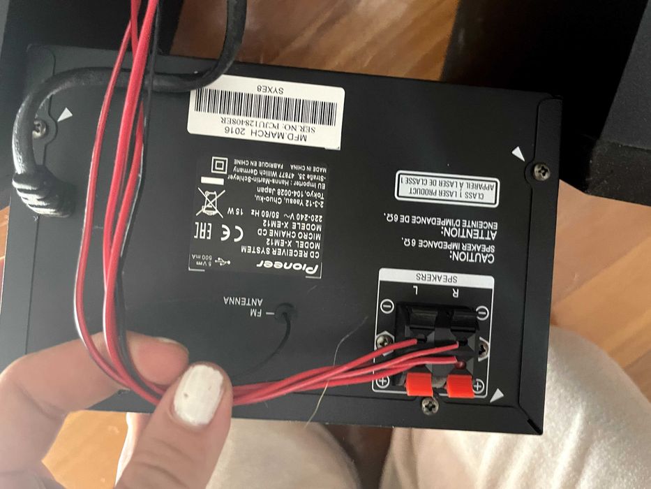 vendo Pioneer X-EM12 2x15W, sistema de som (aparelhagem)