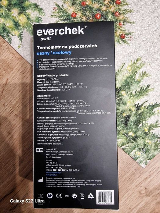 Termometr na podczerwień