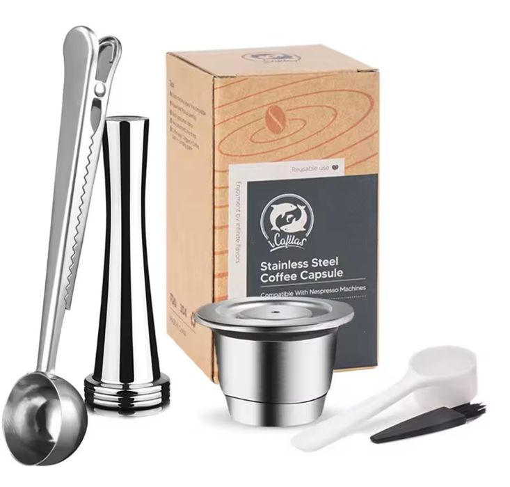 Многоразовая металлическая капсула ICafilas для кофеварки Nespresso