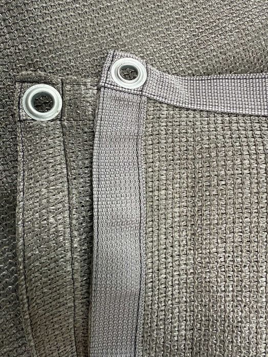 Cітка затіняюча з кільцями 85%, 95% коричнева, сіра, зелена