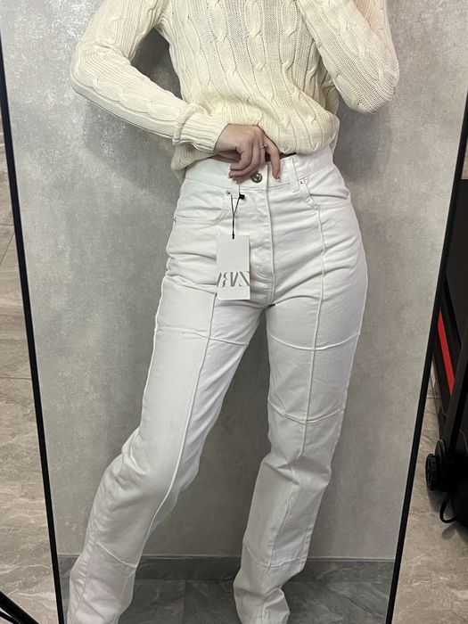 Білі штани від ZARA