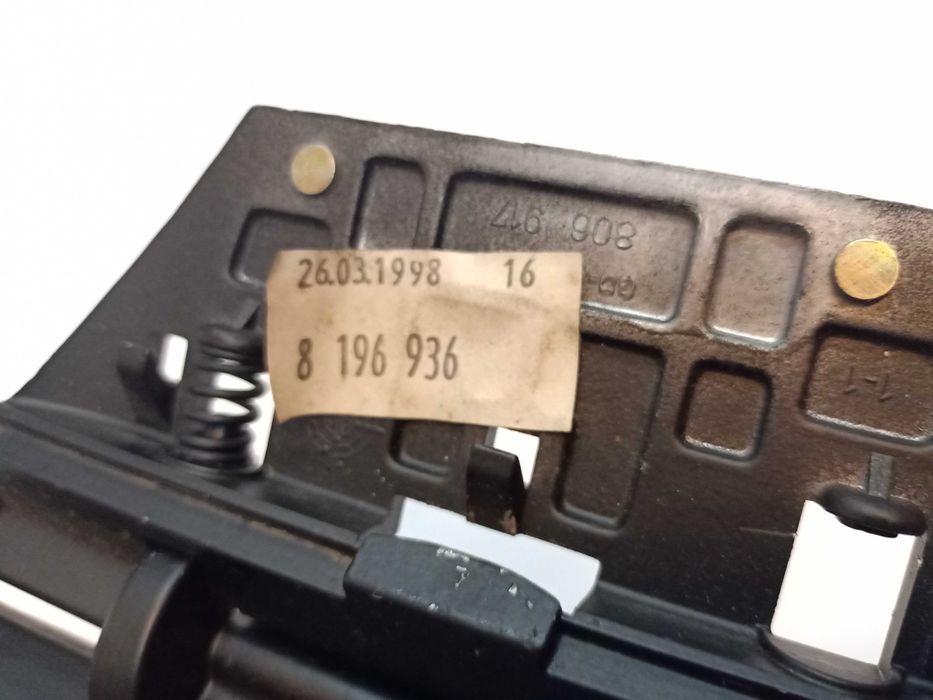 BMW E39 Podłokietnik tunelu środkowego Skórzany czarny