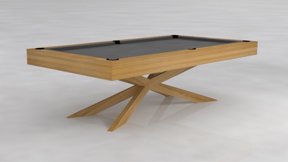 Snooker Spider carvalho com  tampo de refeicoes