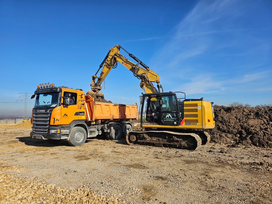 Oddam ziemie z transportem na podniesienie terenu ziemia gruz