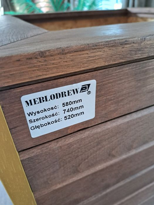 Donica drewniana zestaw 2szt XL