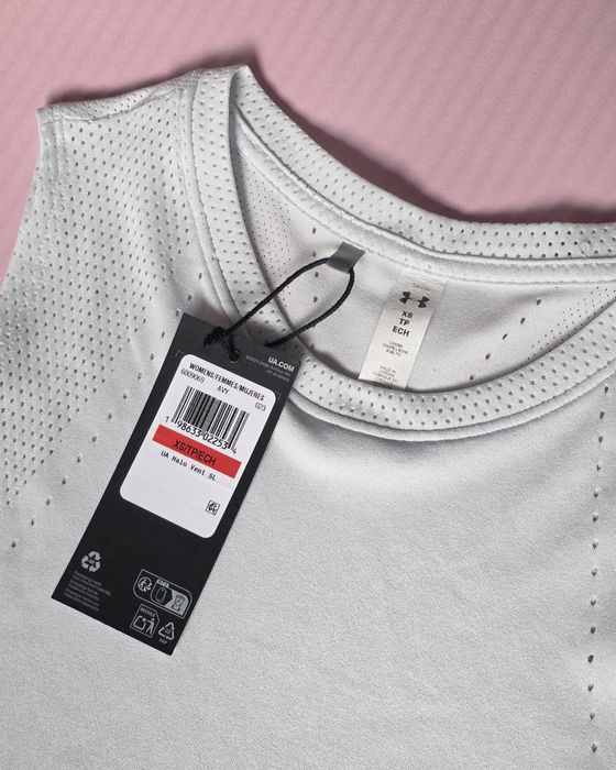Damski top treningowy Under Armour UA Halo Vent SL - szary XS