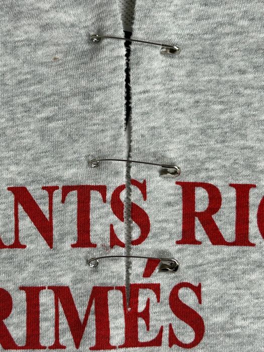 Худі із булавками Enfants Riches Diprimes ERD сіре худи зіпка S M L