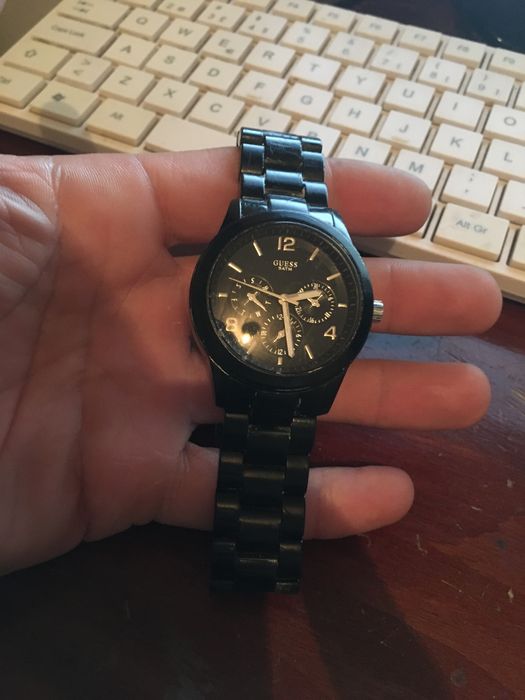 Relogio guess satm preto
