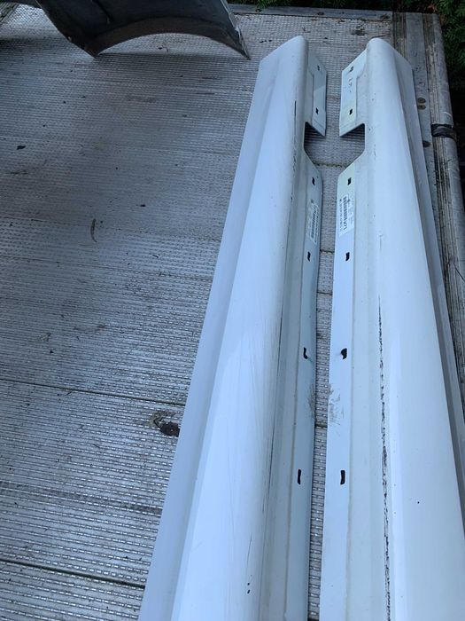 Bmw 3 e90 zderzak przód tył progi m pakiet komplet alpinweiss 300/0