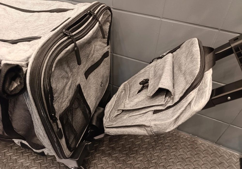 mobilny transporter dla kota lub psa costway