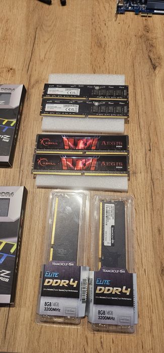 Memórias RAM ddr4 2x8gb – 3200/3600mhz – G.Skill, Corsair, Adata, TeamGroup
