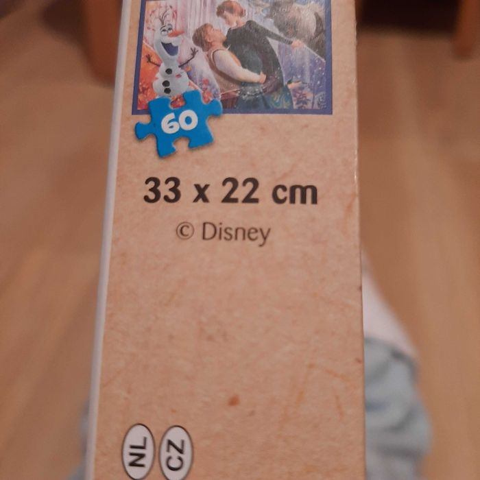 Puzzle 2x60 peças Frozen da Disney +4A