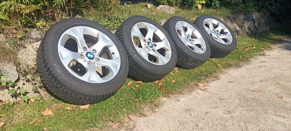 Alufelgi BMW X1 X2 X3 X5 5x120 oponyzimowe 225/55R17