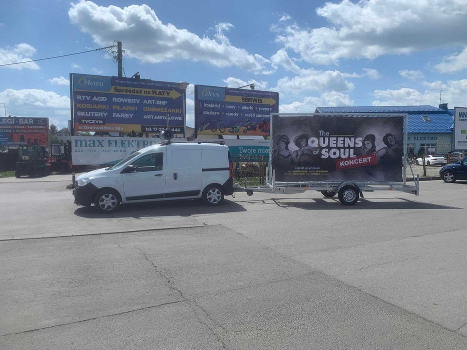 Reklama Mobilna, Przyczepy reklamowa, Wybory