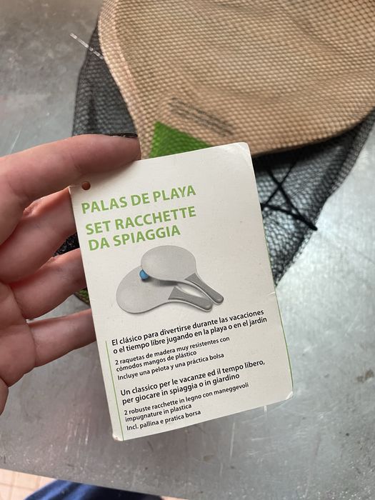 Raquetes para praia