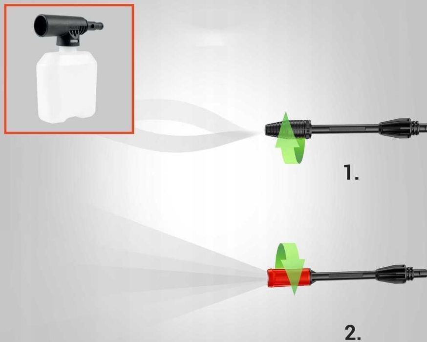 SAMOSSĄCA Mocna Myjka ciśnieniowa Lehmann Jukon 130bar/230bar | 1600 W